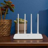 Xiaomi Mi 4A Router inalámbrico de doble banda Gigabit Versión 2 4GHz 5GHz WiFi Alta ganancia 4 Antena Versión china – Blanco.